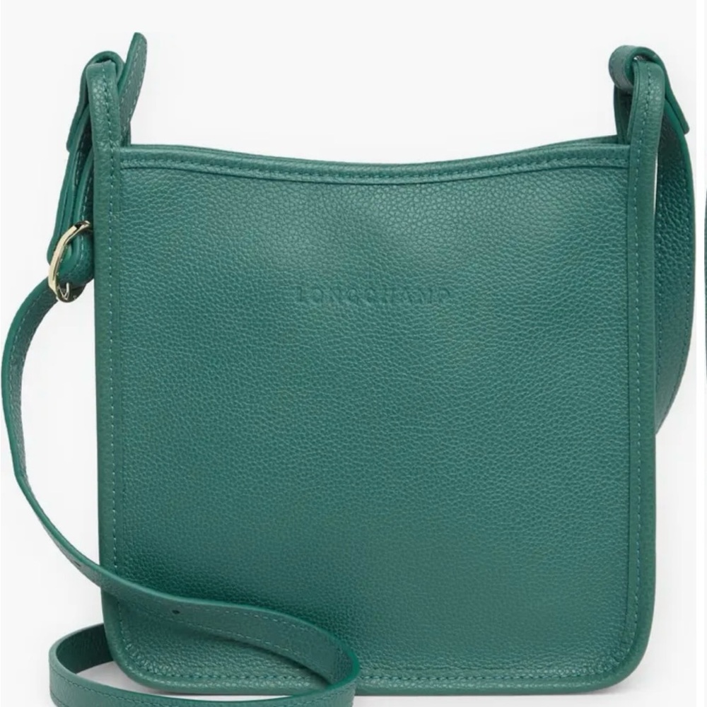 Longchamp Teal Leather Crossbody Bag